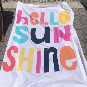 Hello Sunshine shower curtain
